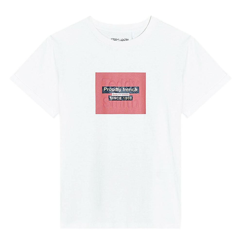 T-shirt Blanc Femme Teddy Smith Acacia pas cher
