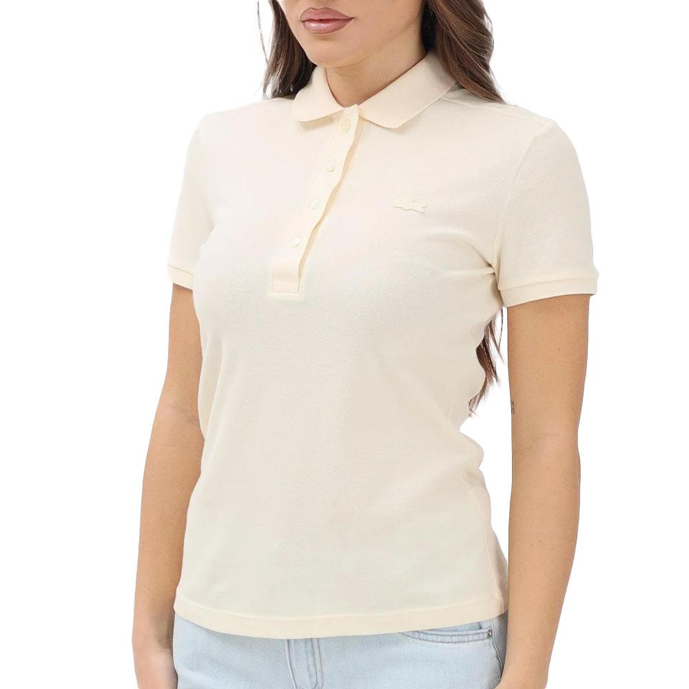 Polo Jaune Femme Lacoste PF5462-031 pas cher