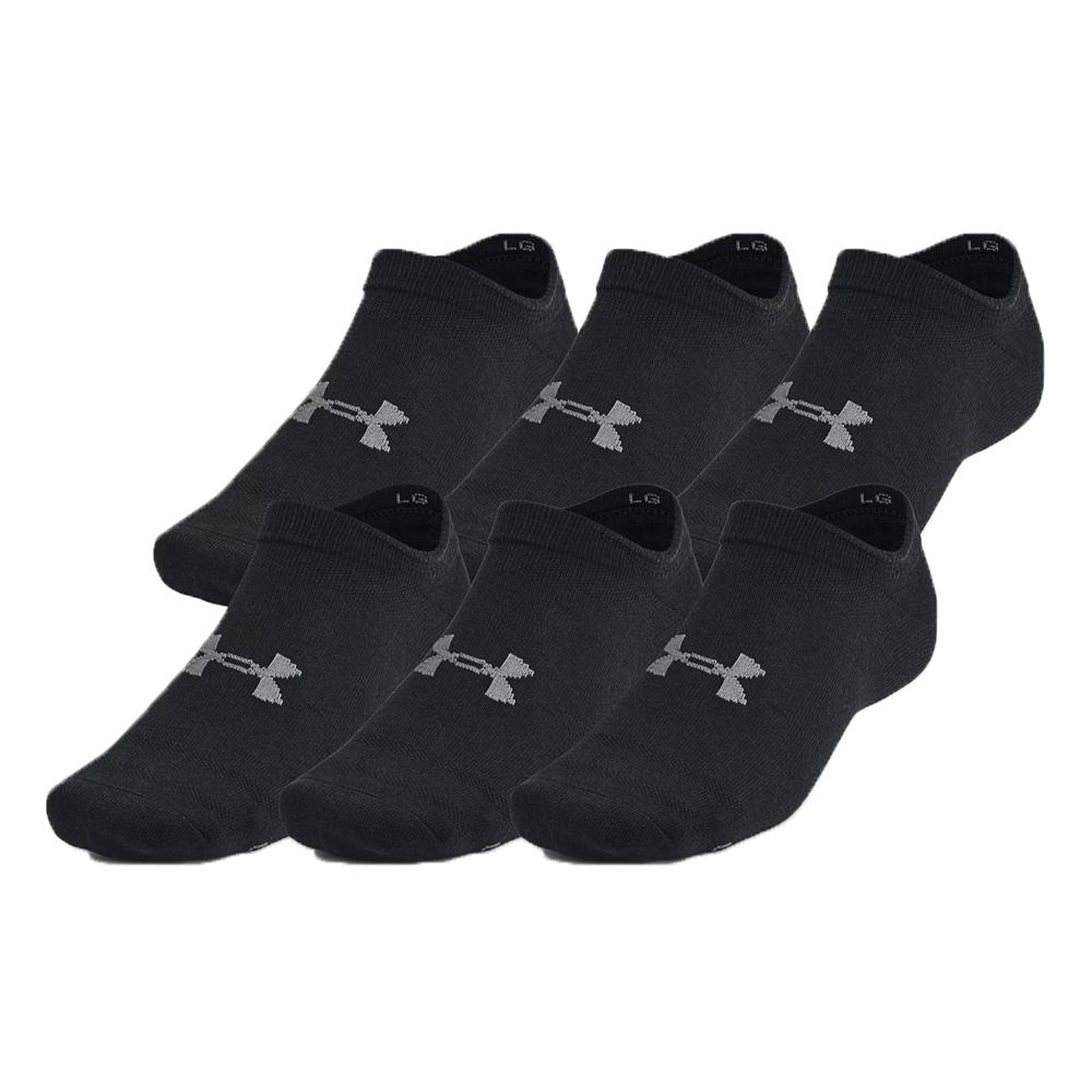 Under Armour Unisex 3-Pack Black Socks Mixed affordable