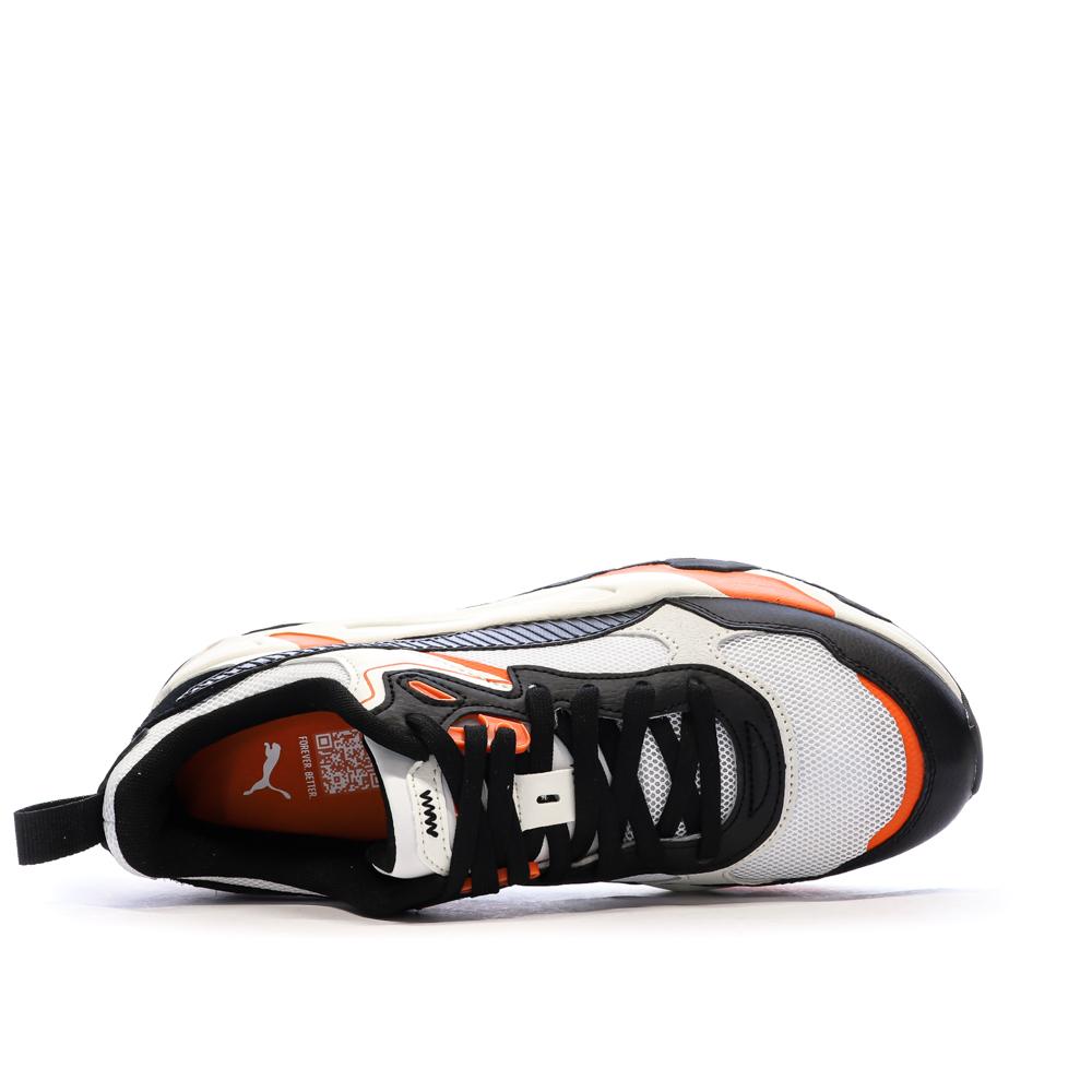 Baskets Noir/Orange/Ecru Homme Puma Trinity vue 4