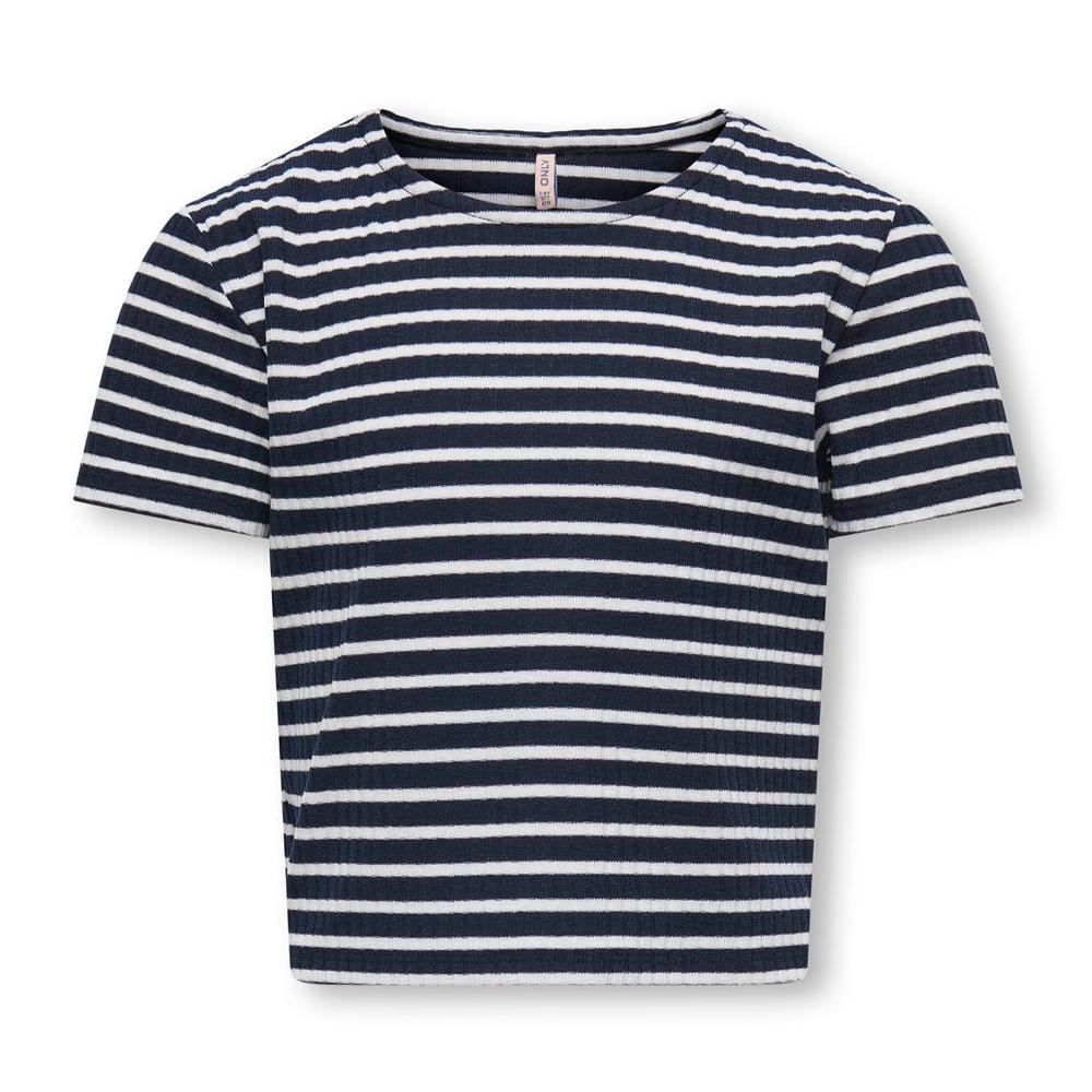 Camiseta azul marino/blanca para niña de la marca ONLY Kognella barato