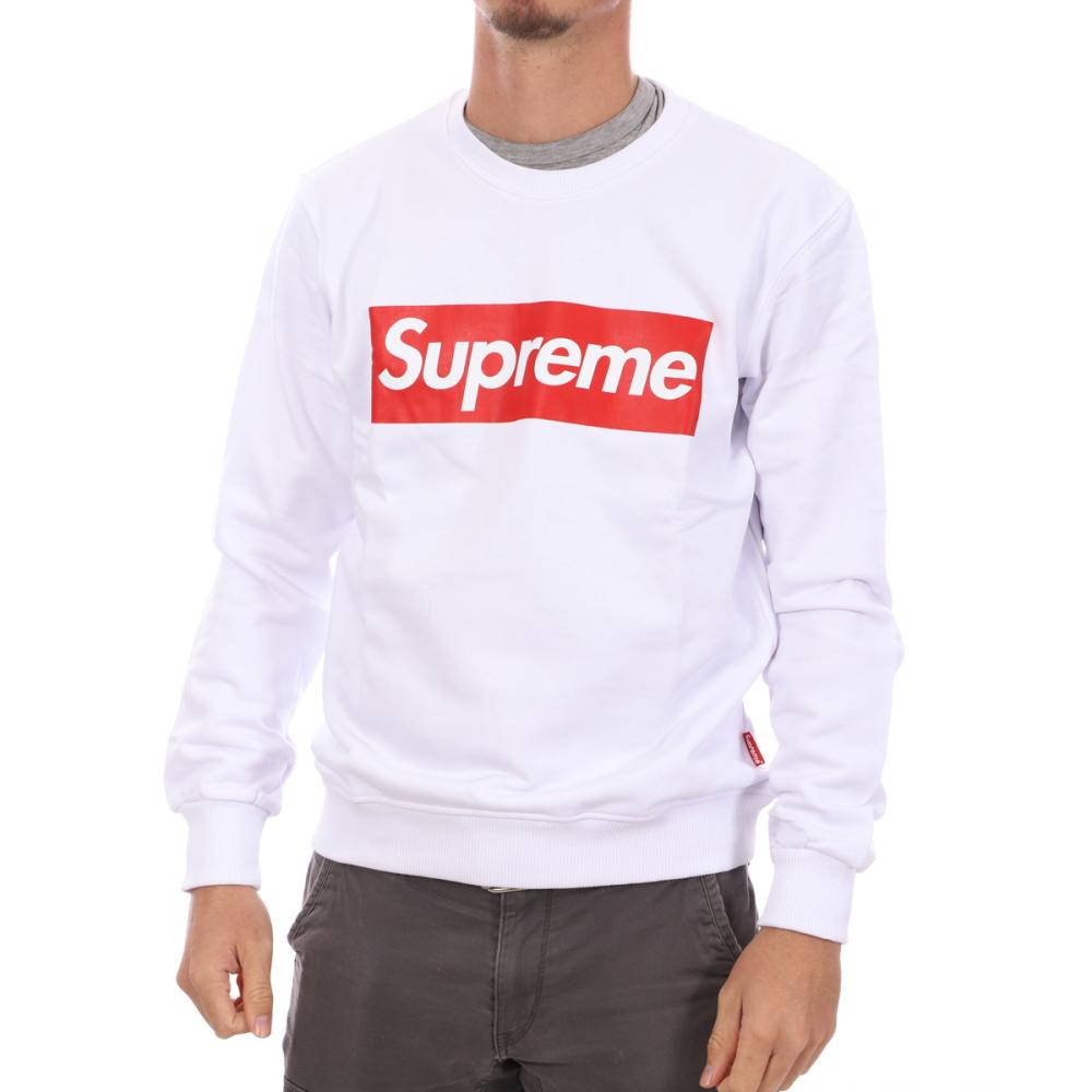 Sweat Blanc/Rouge Homme Supreme Grip PabloSup pas cher