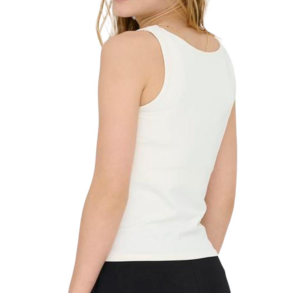 Camiseta sin mangas blanca para niña de la marca ONLY Kogea ver 2
