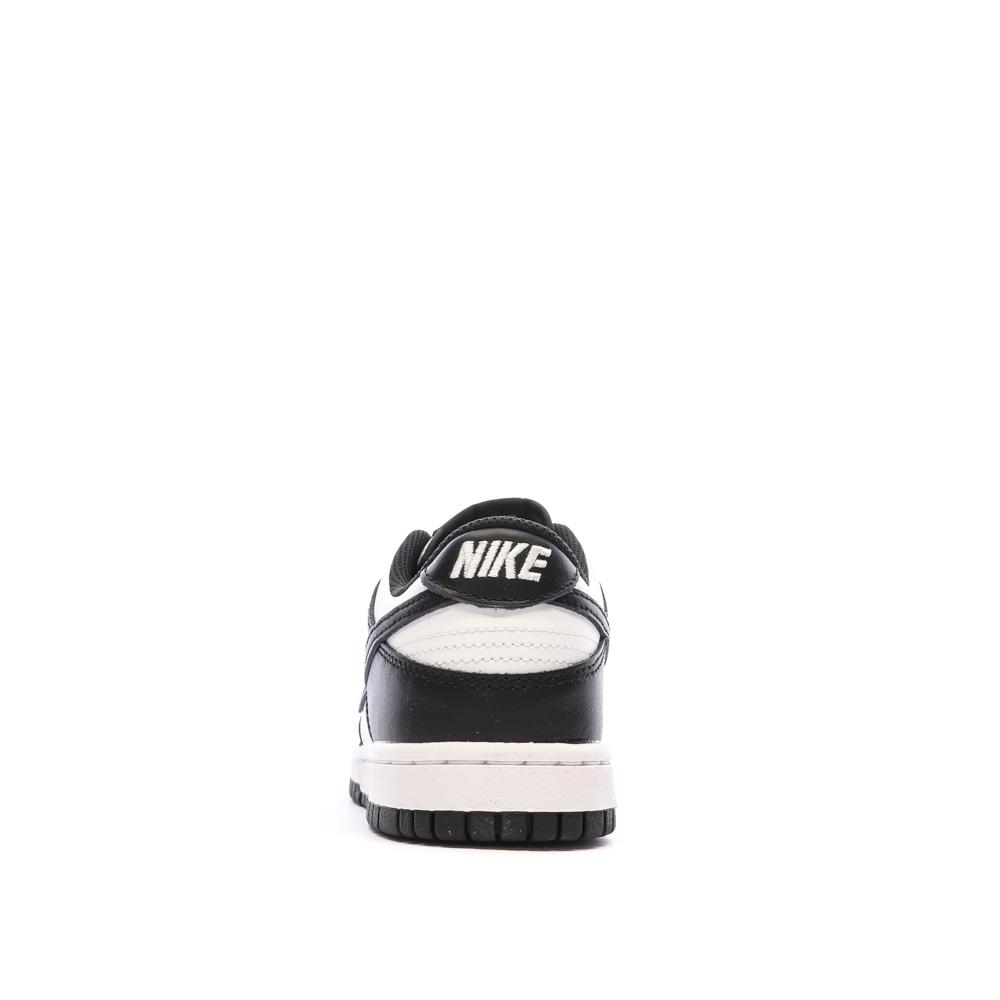 Baskets Blanches/Noires Enfant Nike Dunk Low vue 3