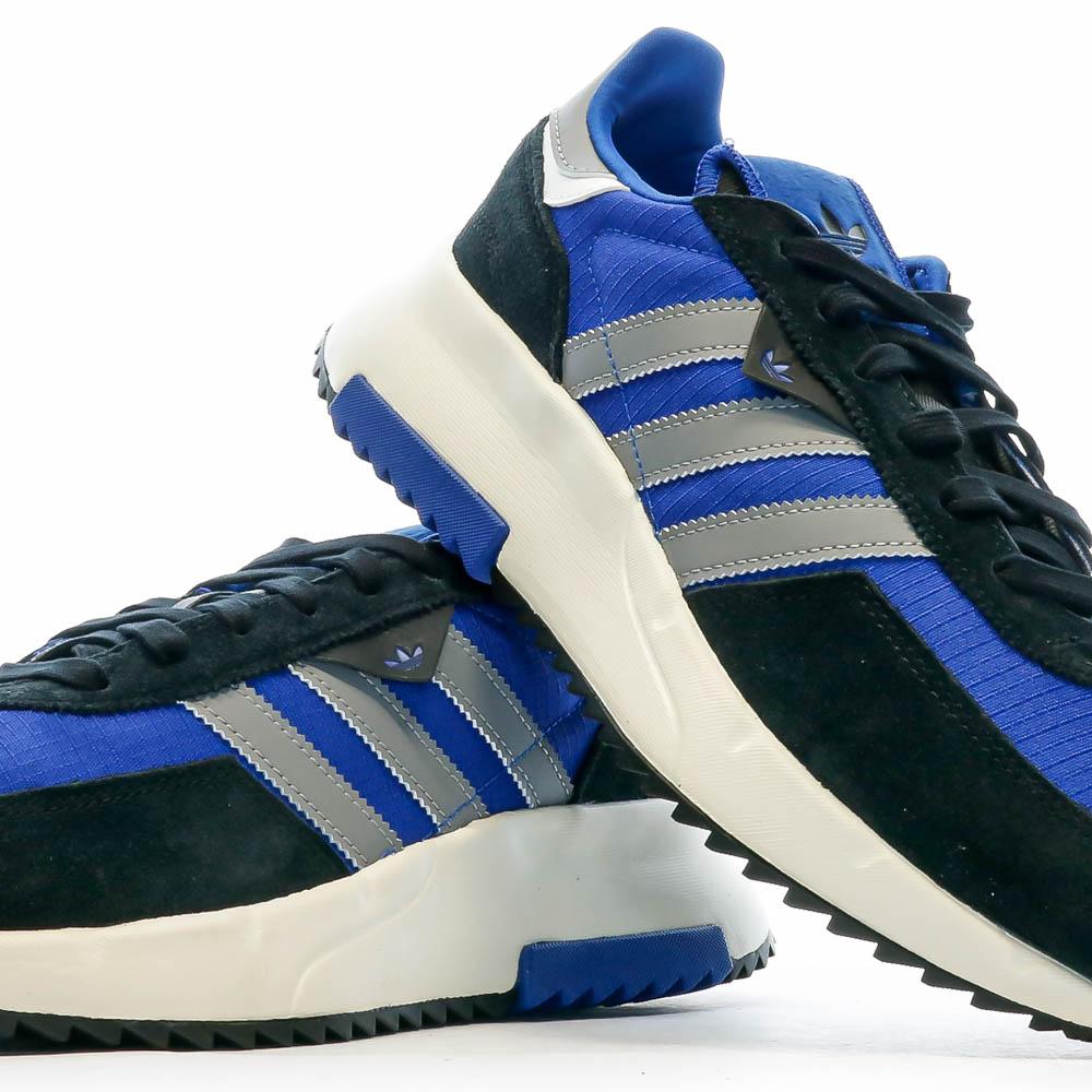 Baskets Bleu/Noir Homme Adidas Retropy F2 IG9986 vue 7