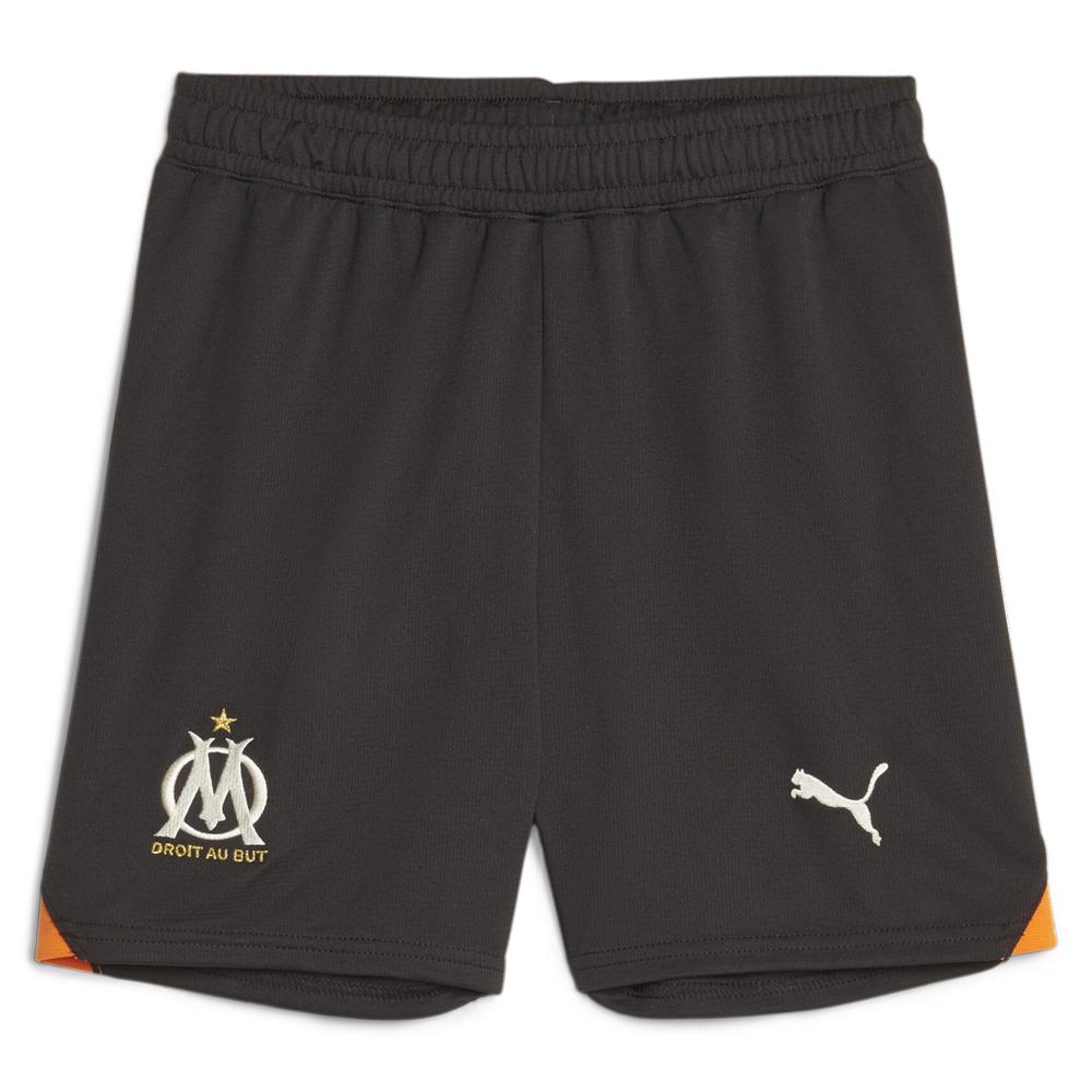 OM Short de Foot Noir Garçon Puma Replica 2023/2024 pas cher