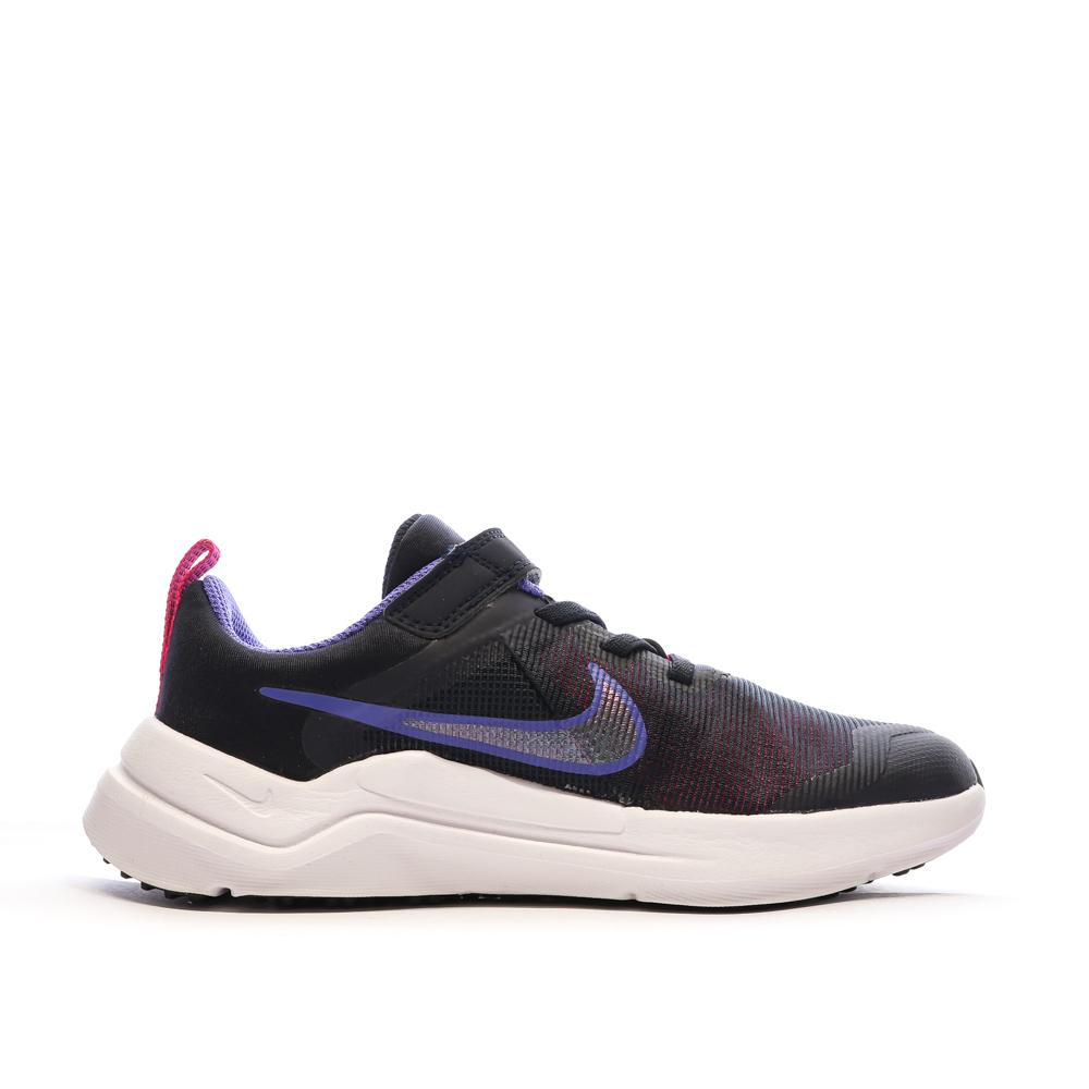 Baskets Noir Fille Nike Downshifter 12 vue 2