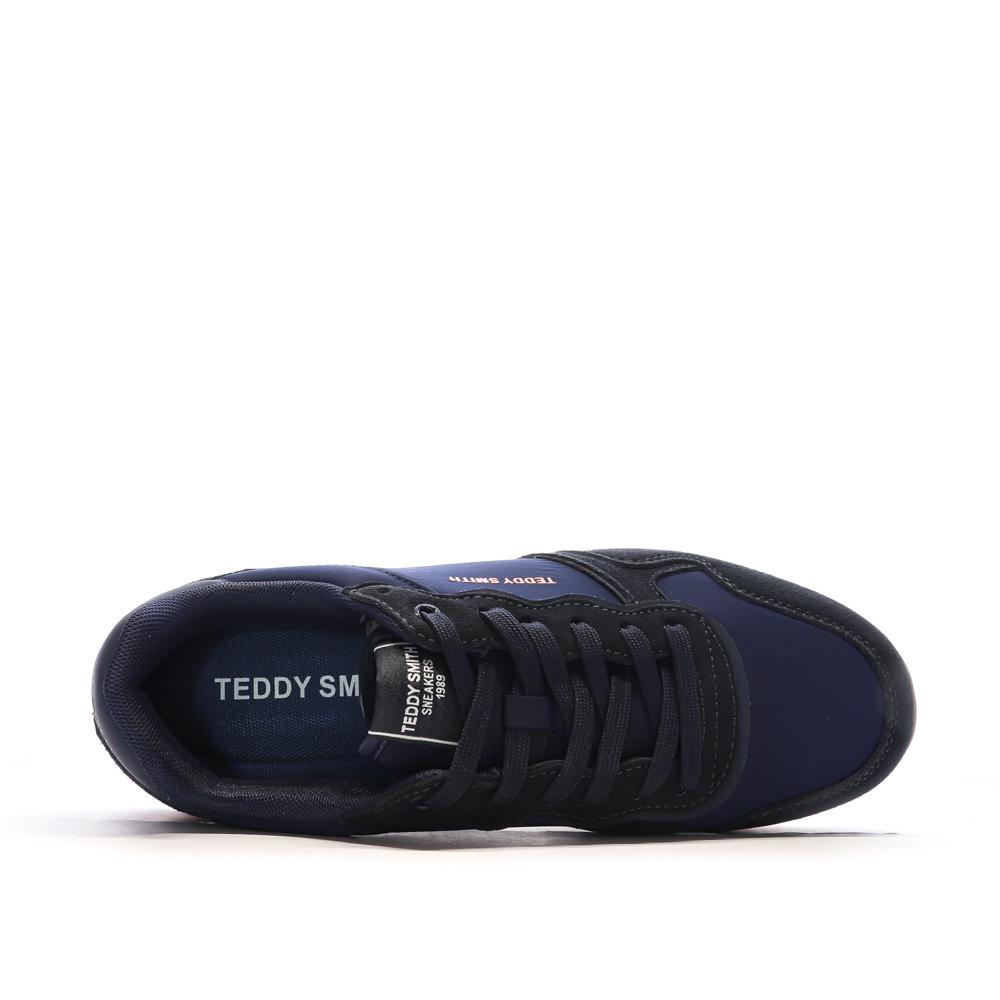 Baskets Marines/Oranges Homme Teddy Smith 120097 vue 4