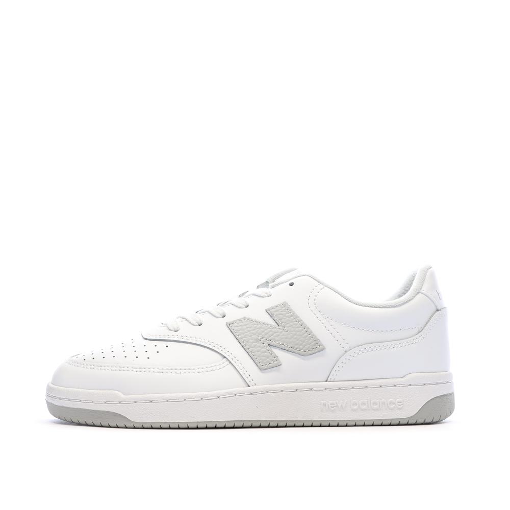 Baskets Blanc/Gris Homme New Balance M080 pas cher