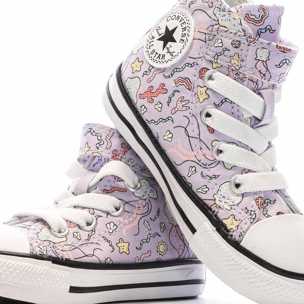 Baskets Mauve Garçon/Fille Converse Chuck Taylor All Star vue 7