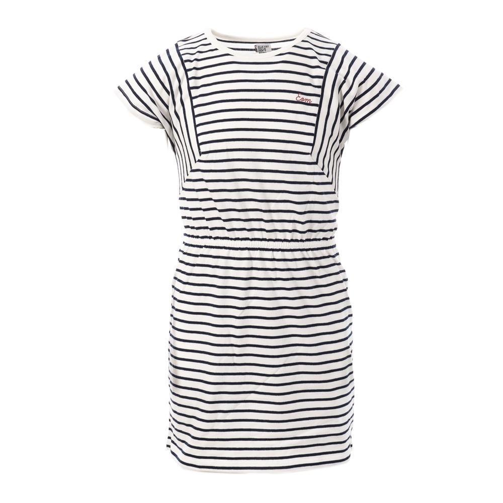Robe à Rayures Marine/Blanc Fille EOM Pinil pas cher