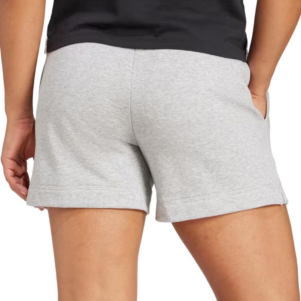 Short Gris Femme Adidas Linear French Terry vue 2