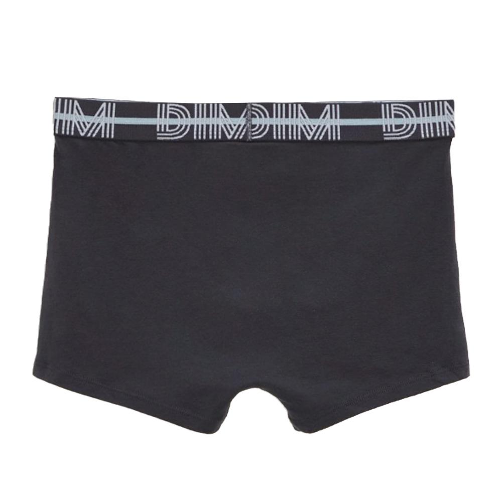 3x Boxers Gris/Bleu/Vert Homme Dim D01QU vue 2