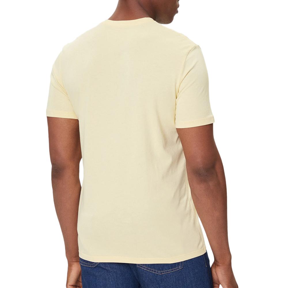 T-Shirt Jaune Homme Calvin Klein Jeans Gradient vue 2