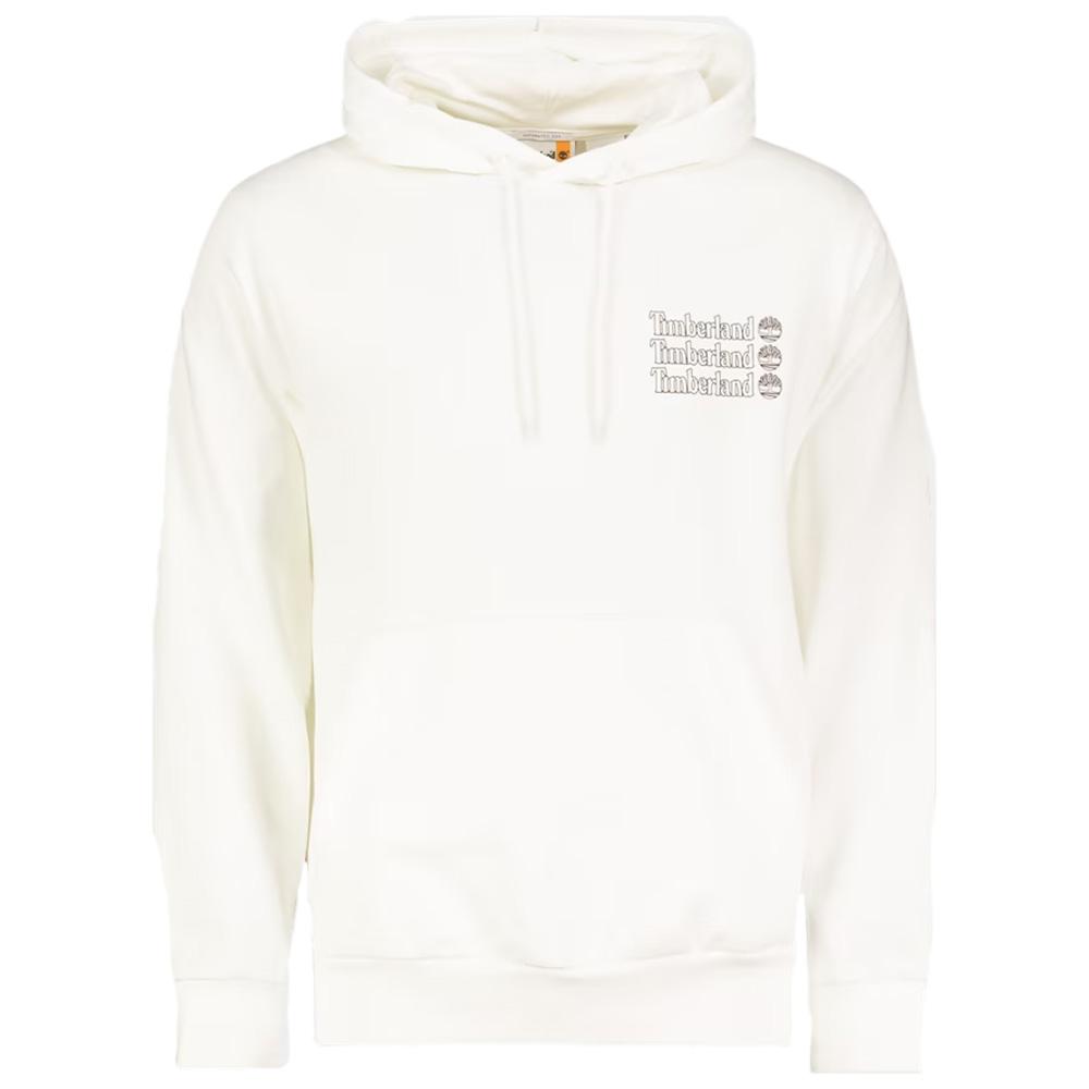 Sweat à Capuche Blanc Homme Timberland 2 Tier 3 pas cher