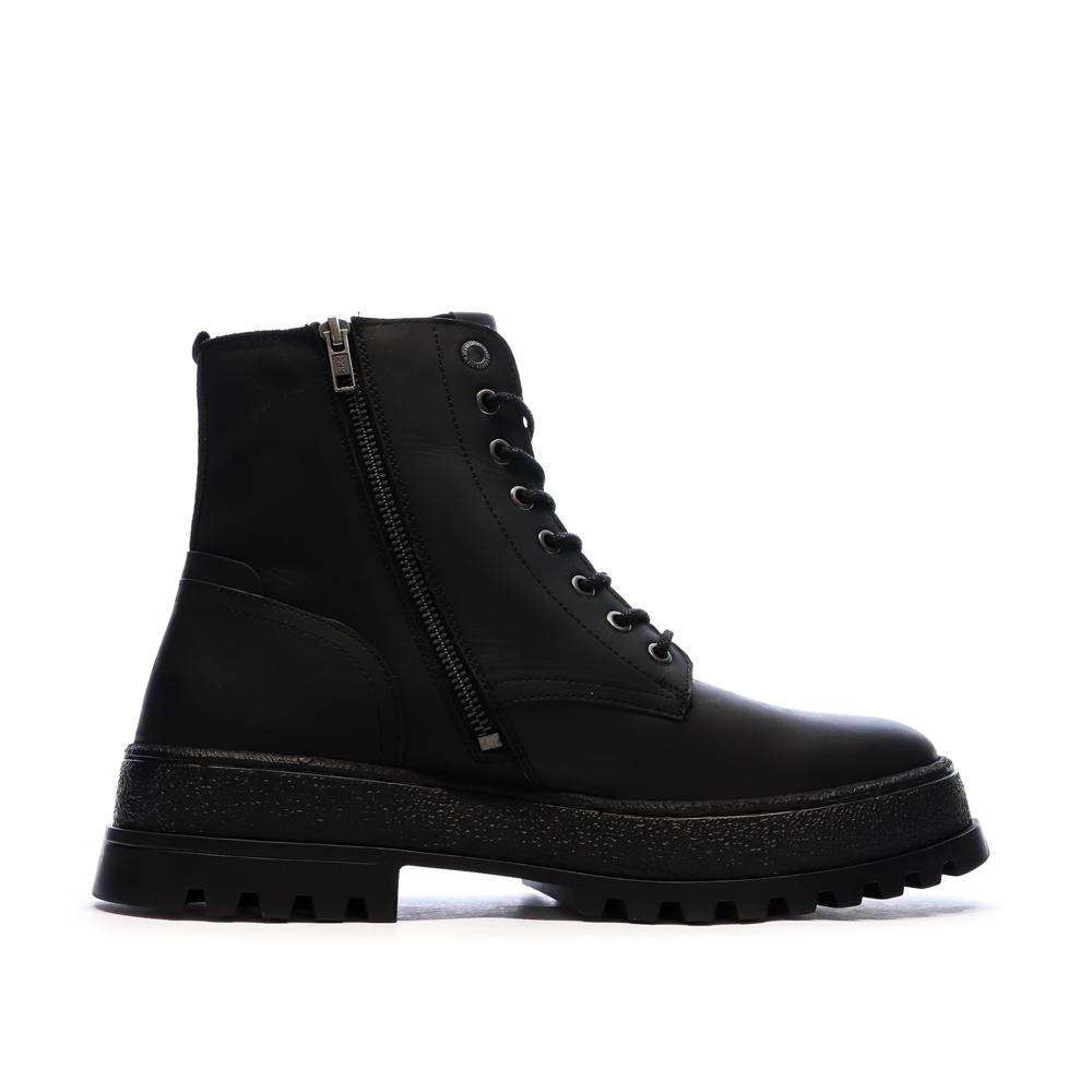 Bottines Noir Homme Pepe jeans Lincoln vue 2