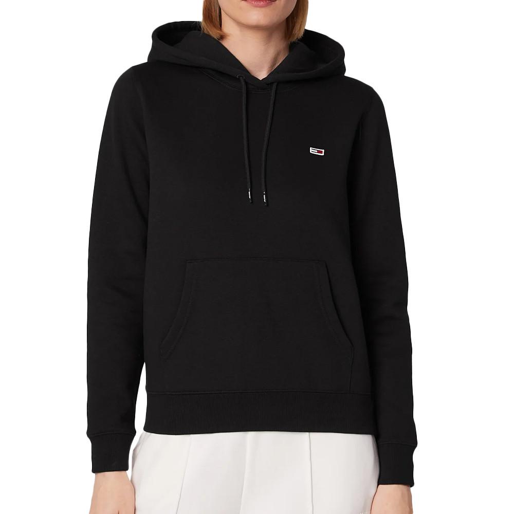 Sweat à capuche Noir Femme Tommy Jeans Regular pas cher