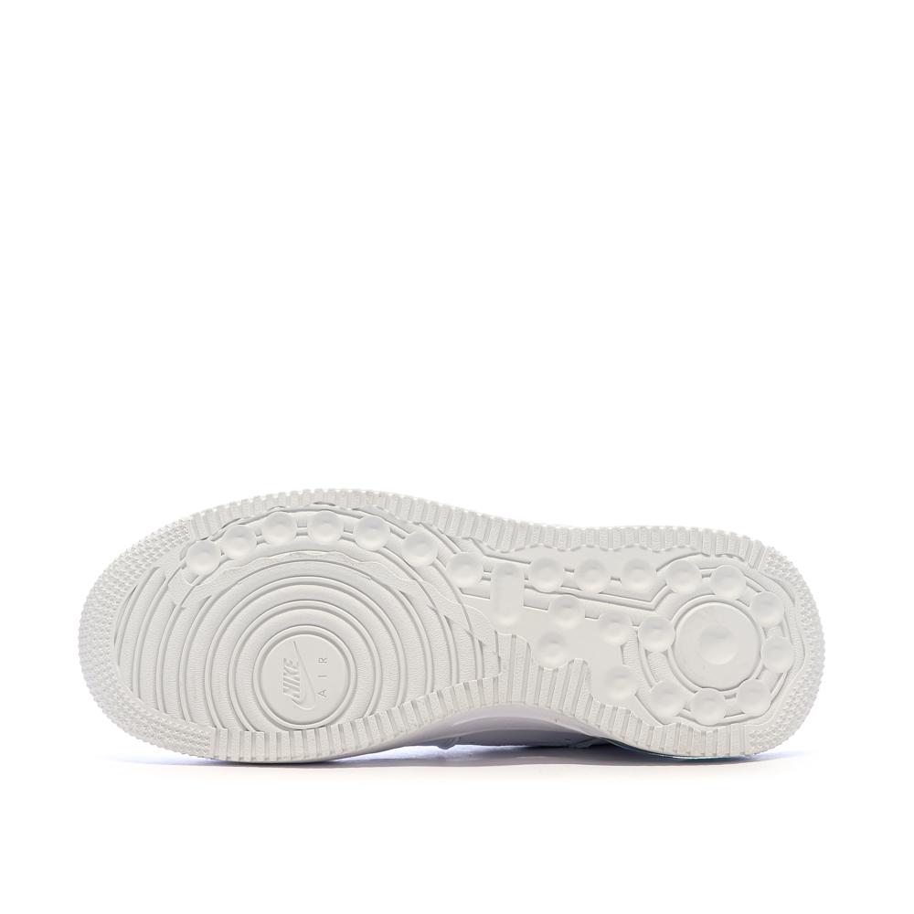 Air Force 1 Baskets Blanches/Bleu Homme Nike vue 5