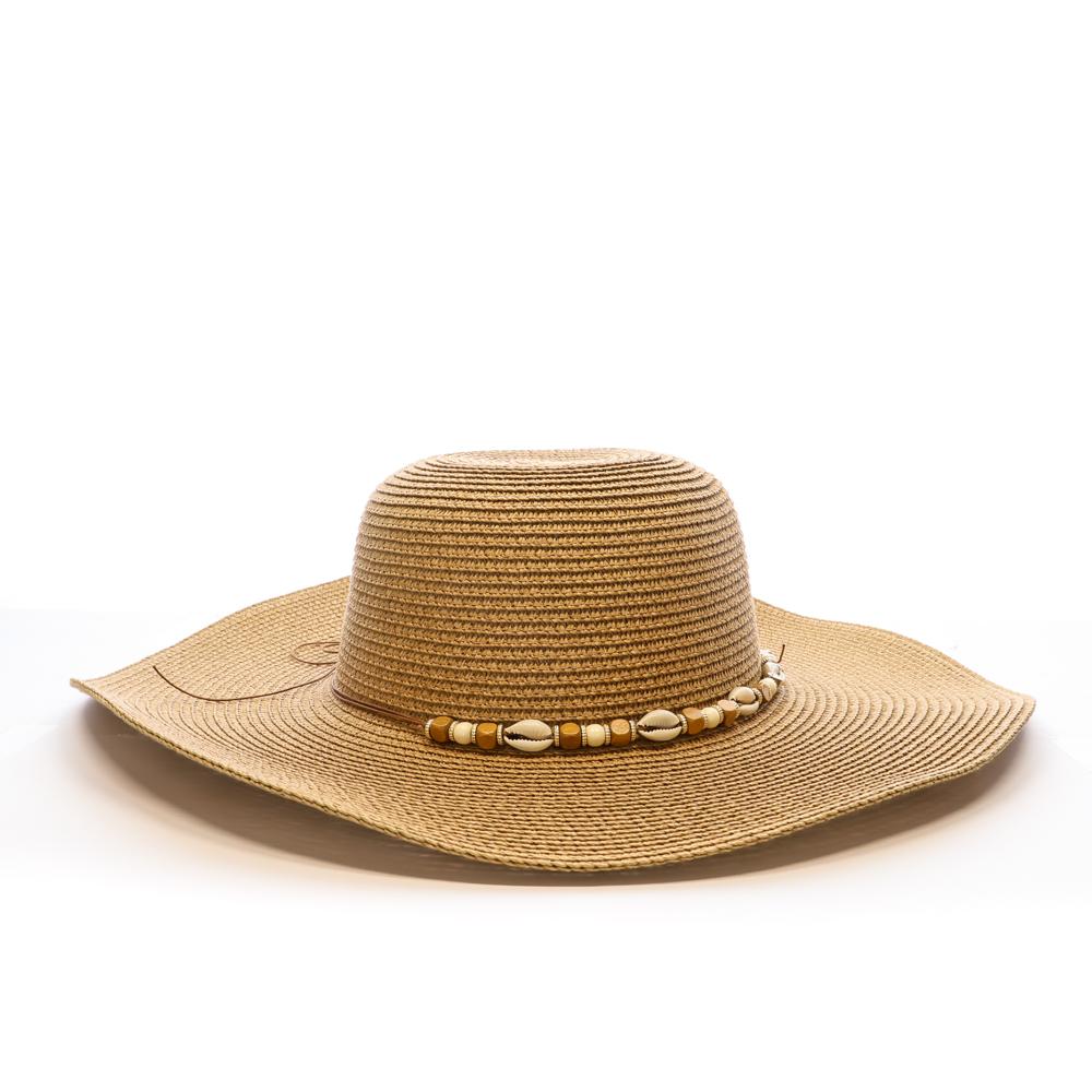 Chapeaux Marron Via Lorenzo Capeline Camel vue 2