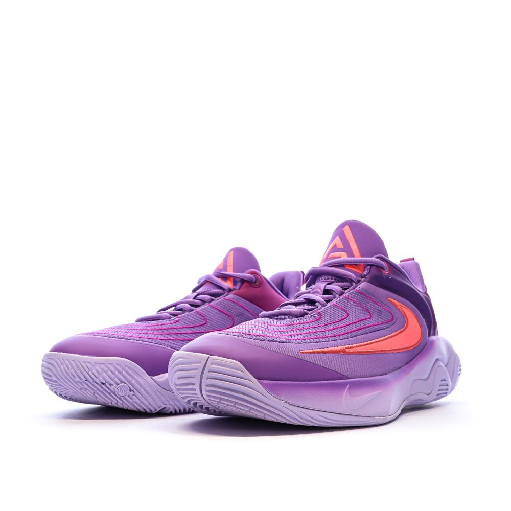 Chaussures de Basketball Violet Enfant Nike Giannis Immortality 4 vue 6