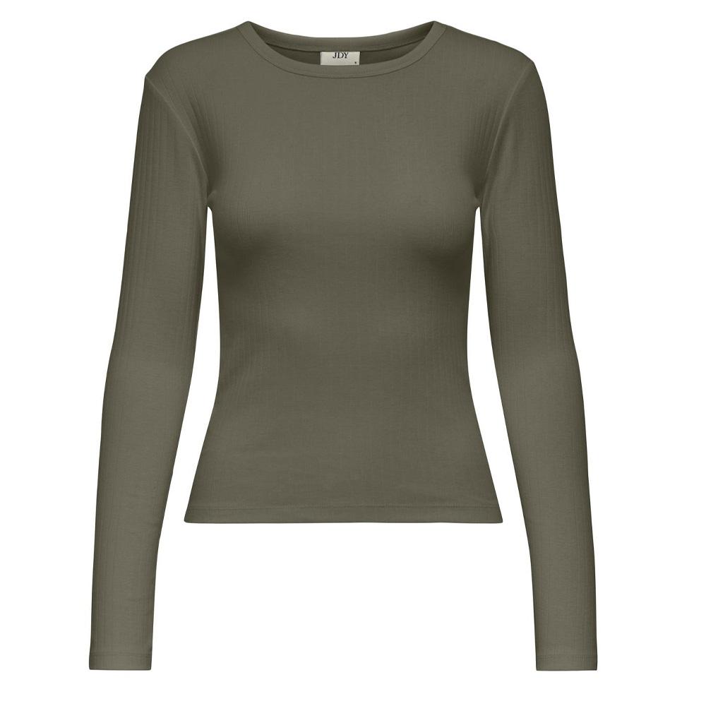 T-Shirt Manches Longues Kaki Femme JDY Vaya pas cher