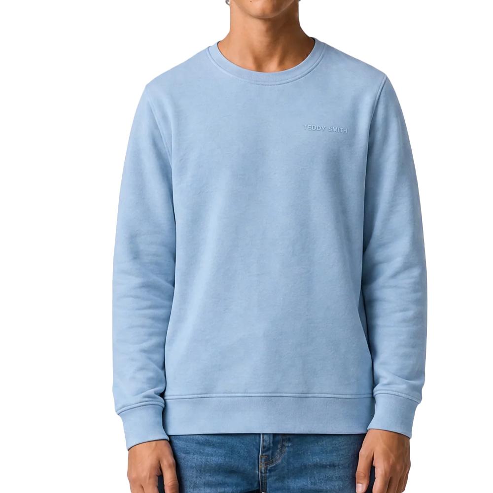Sweat Bleu Clair Homme Teddy Smith Nark pas cher