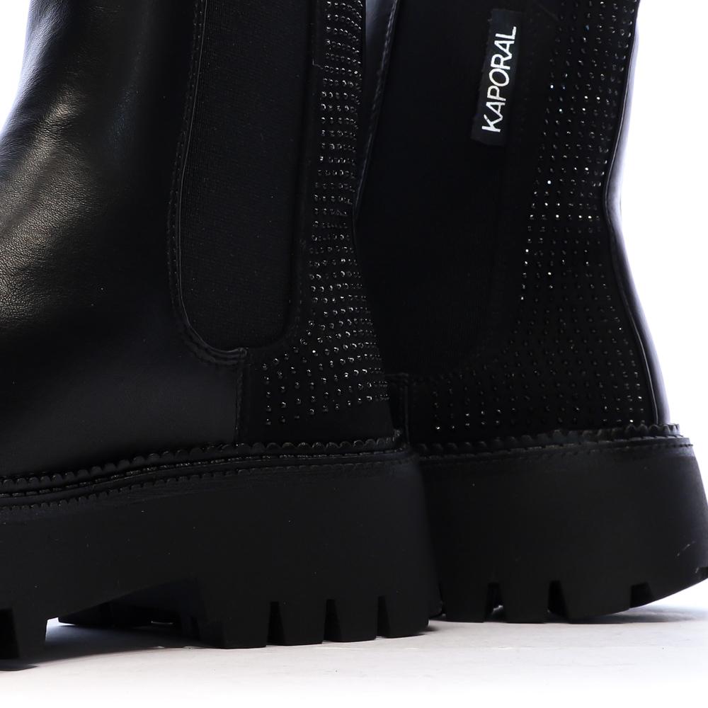 Bottines Noir Femme Kaporal Crissy vue 7