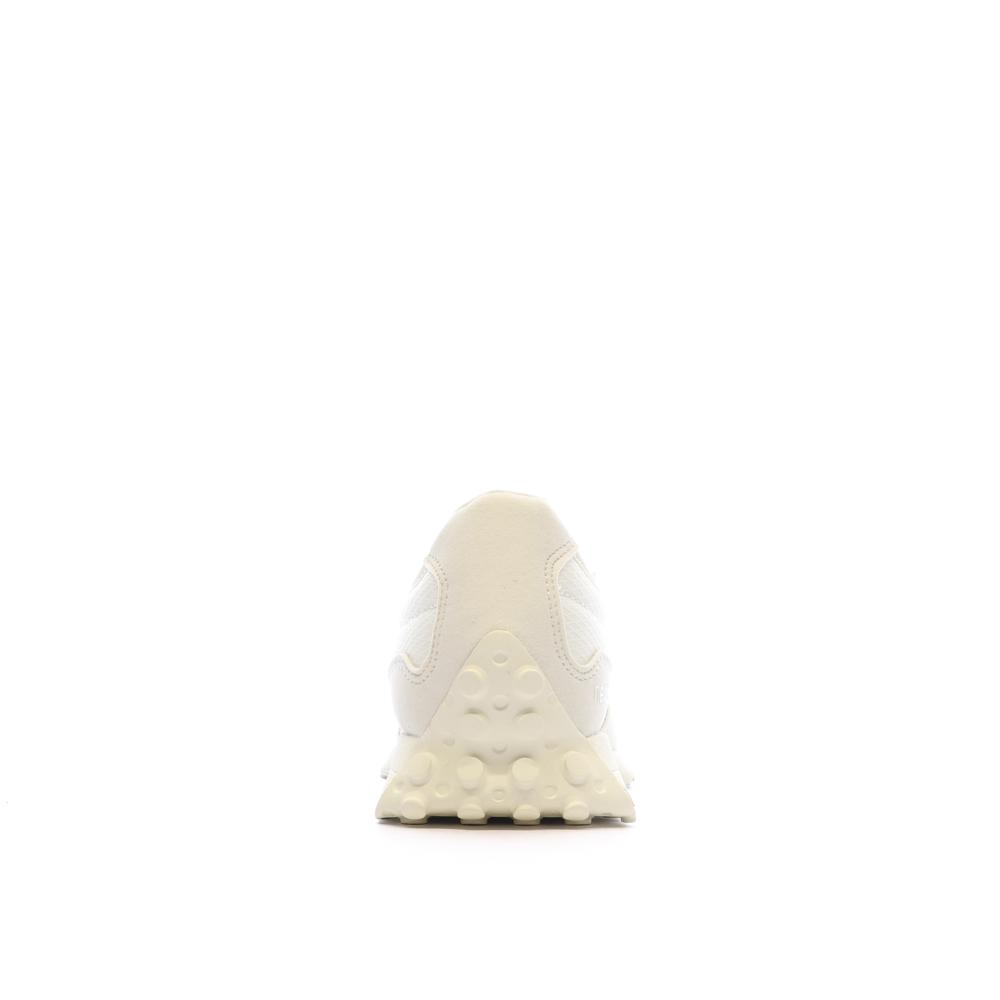 New Balance 327 Baskets Blanches/Beiges Femme GS327MI vue 3