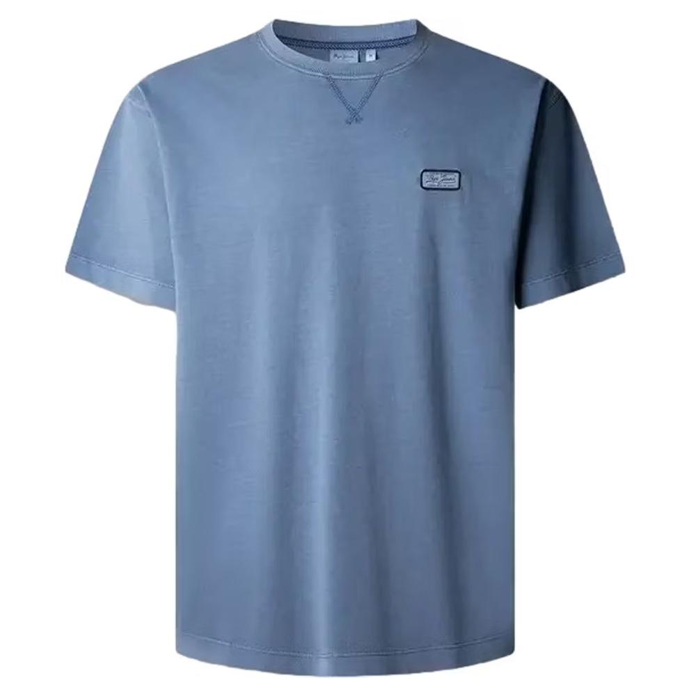 Camiseta azul para hombre de Pepe Jeans, modelo Joaquín barato