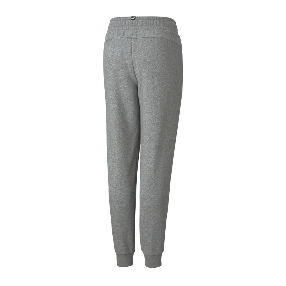 Jogging Gris Garçon Puma Essential Logo vue 2