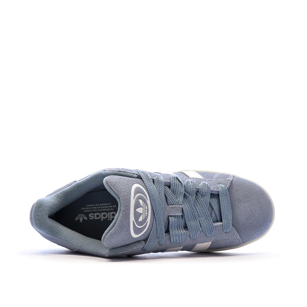 Campus Baskets Bleu Clair Homme Adidas vue 4