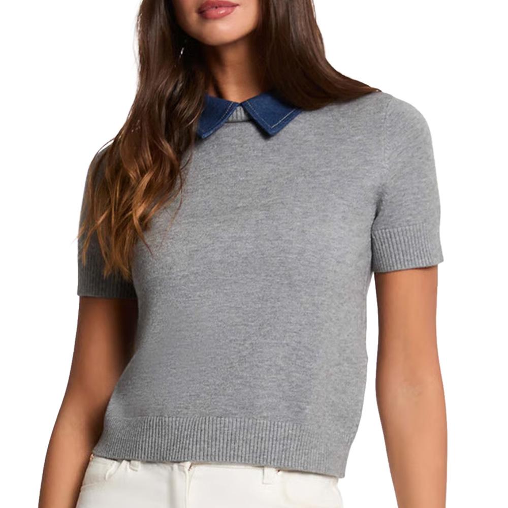 Polo Gris Femme Morgan MJANO pas cher