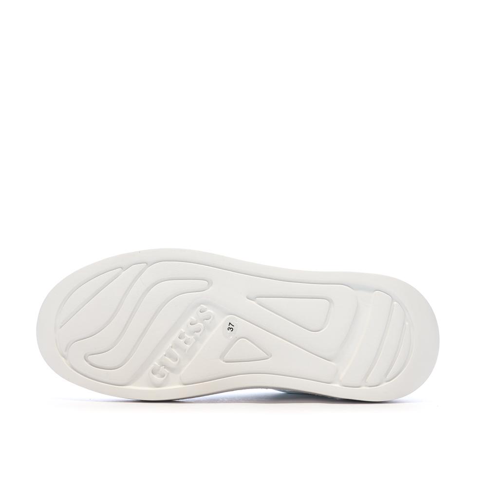 Baskets Blanches/Argent Femme Guess Elbina vue 5