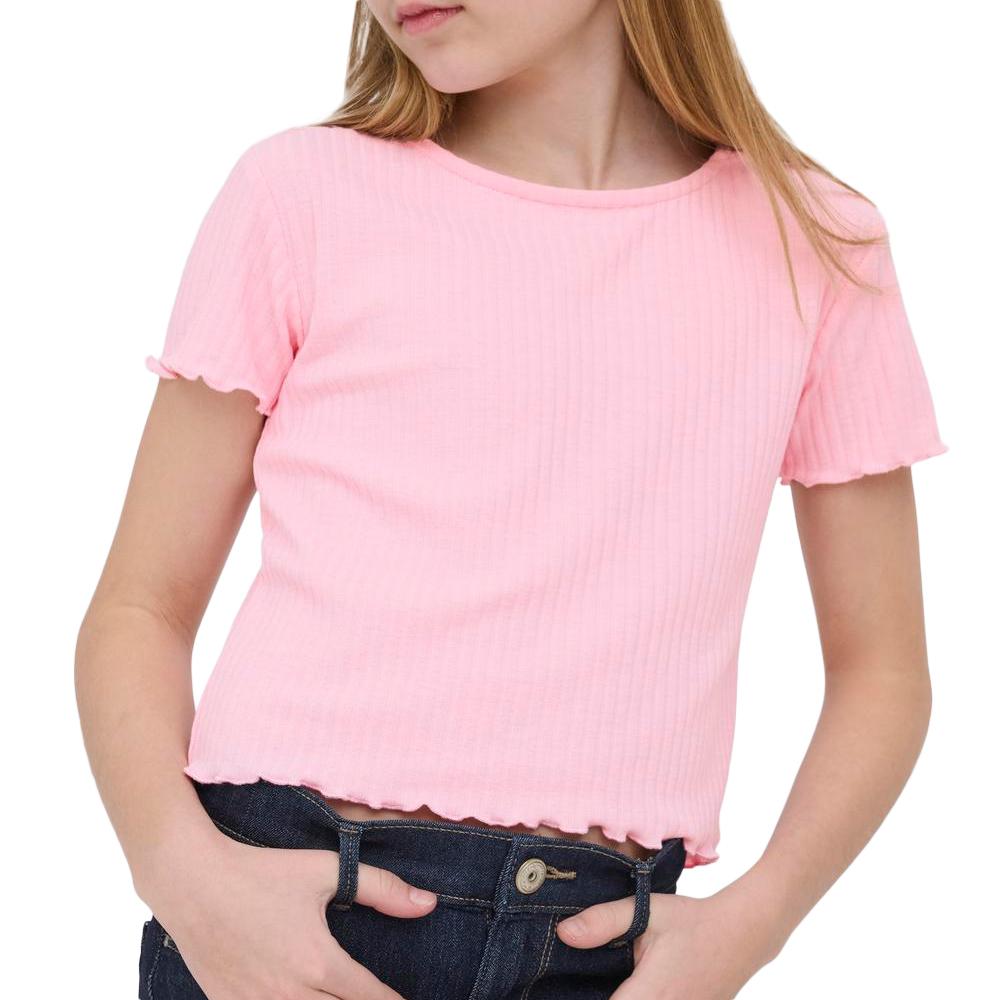 Hellrosa T-Shirt für Mädchen von Only Nella günstig