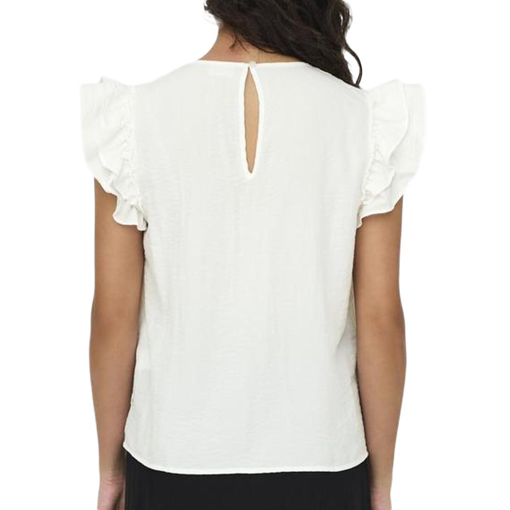 Blouse Blanche Femme JDY Trains vue 2