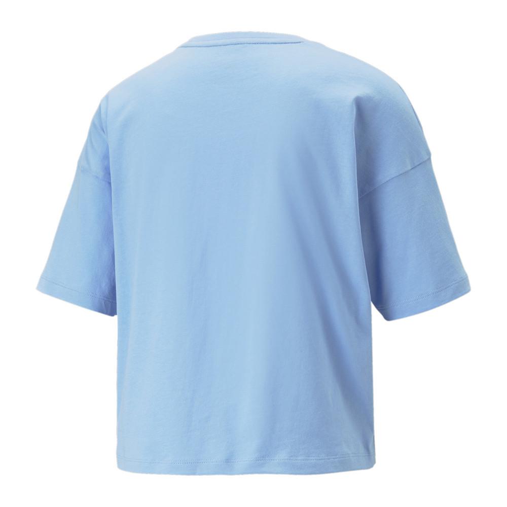 T-shirt Bleu Femme Puma Essential Cropped vue 2