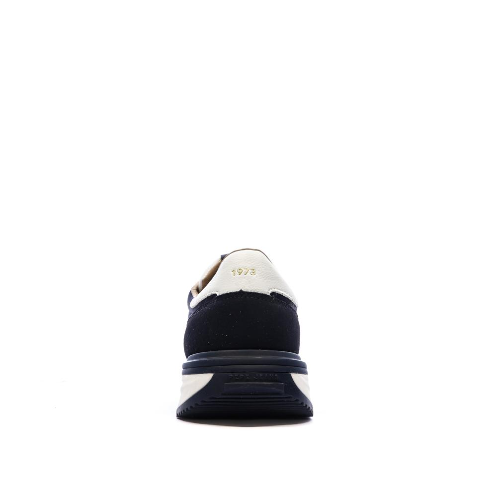 Zapatillas Hombre Blanco/Azul Marino Pepe jeans Buster ver 3