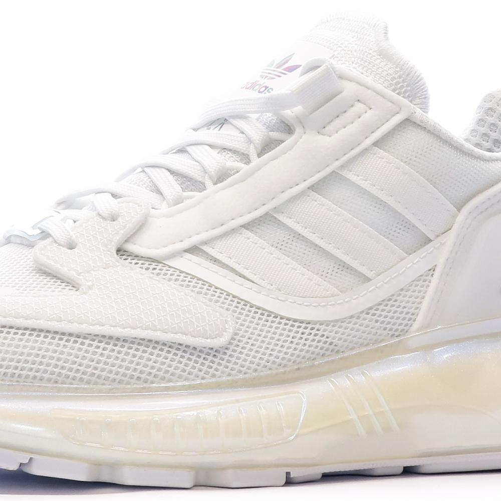 Baskets Blanches Femme Adidas Zx 5k Boost vue 7