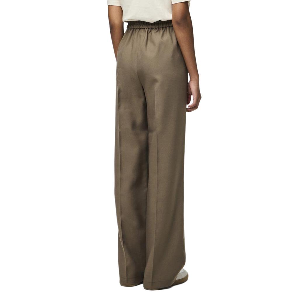 Pantalon fluide Marron Femme Pieces Neva vue 2