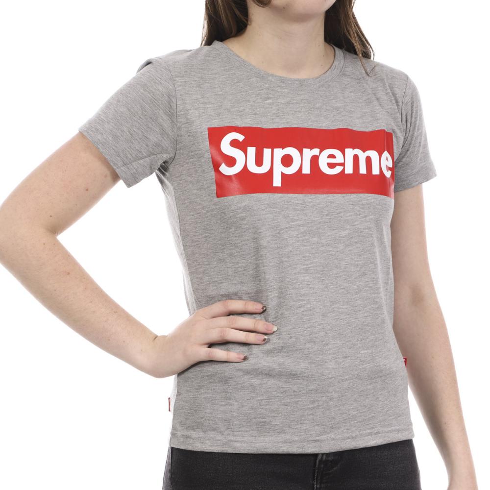 T-shirt Gris Femme Supreme Grip Sofy pas cher
