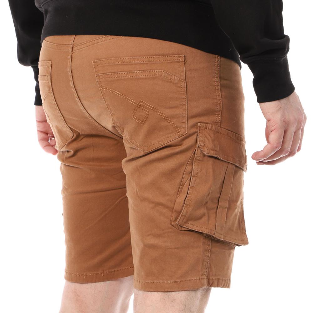 Short Cargo Marron Homme La Maison Blaggio VEGALIA vue 2