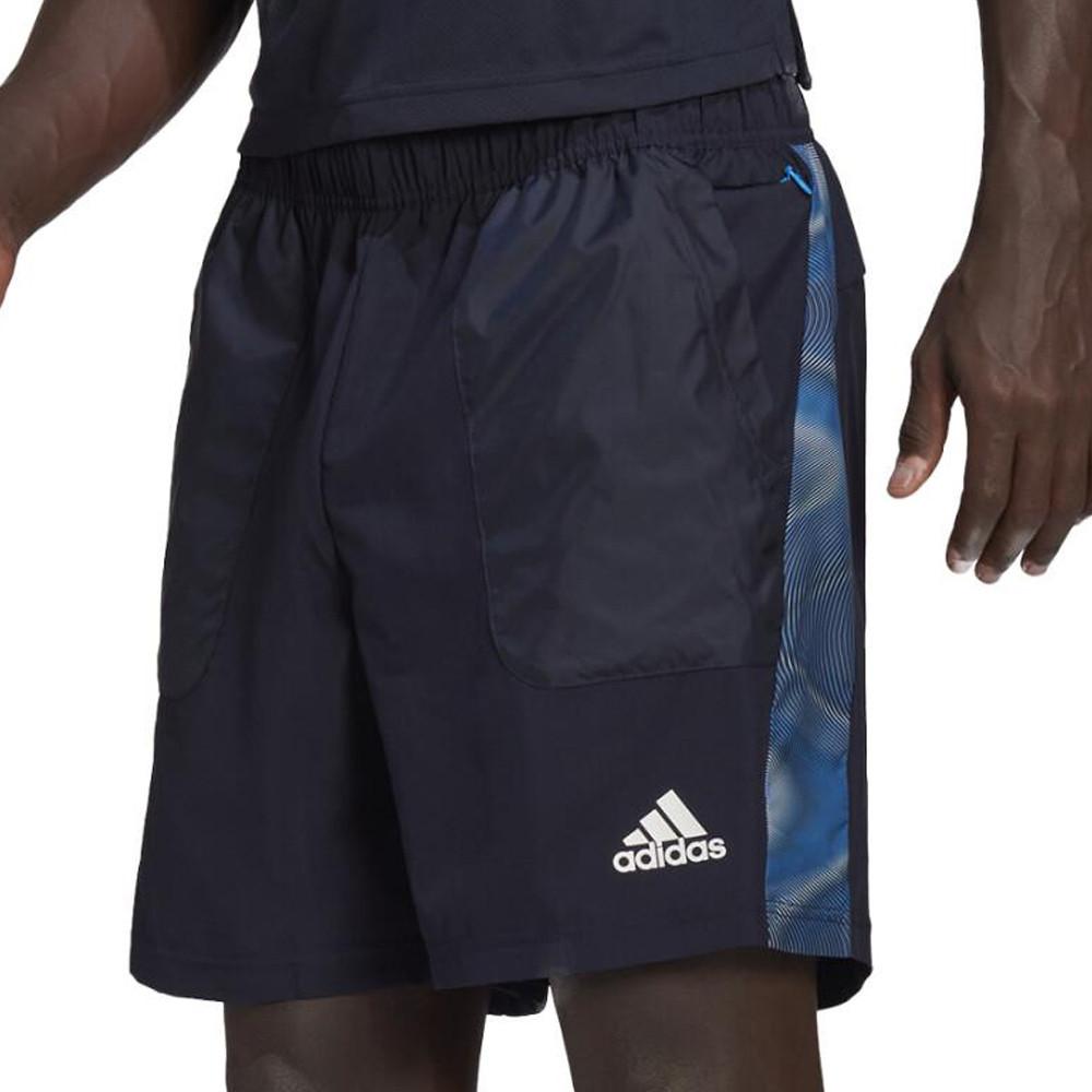 Short D'entrainement Marine Homme Adidas Season pas cher