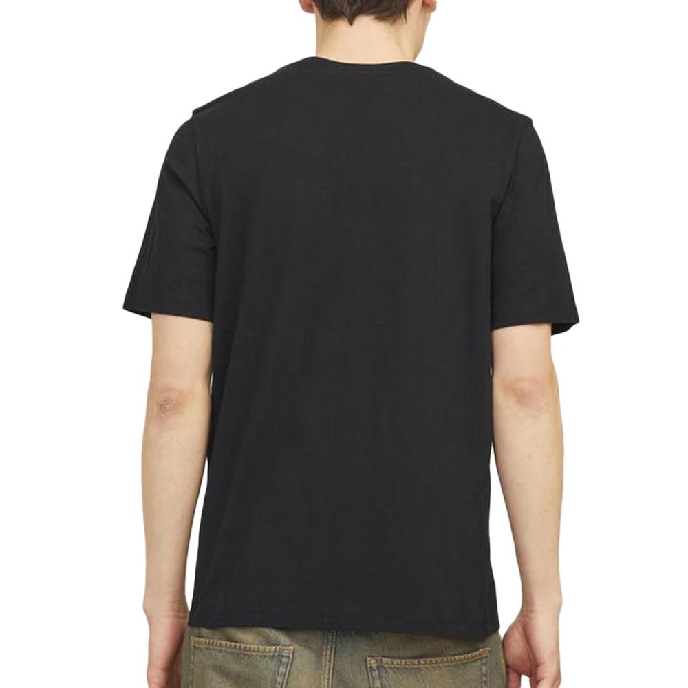 T-Shirt Noir/Orange Homme Jack & Jones Ferris vue 2