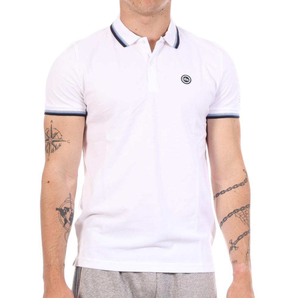 Polo Blanco Hombre TBS Yvanee barato