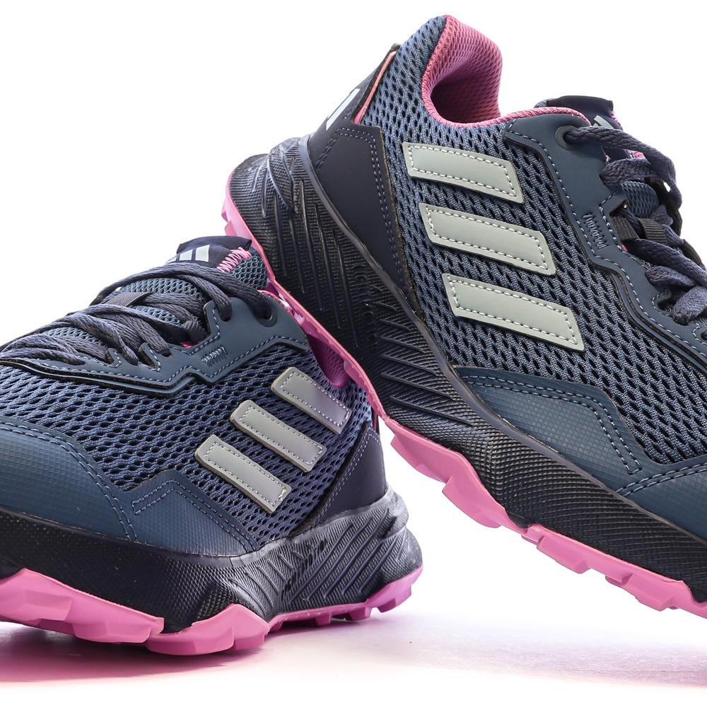 Chaussures de Trail Marine/Violette Femme Adidas Tracefinder vue 7