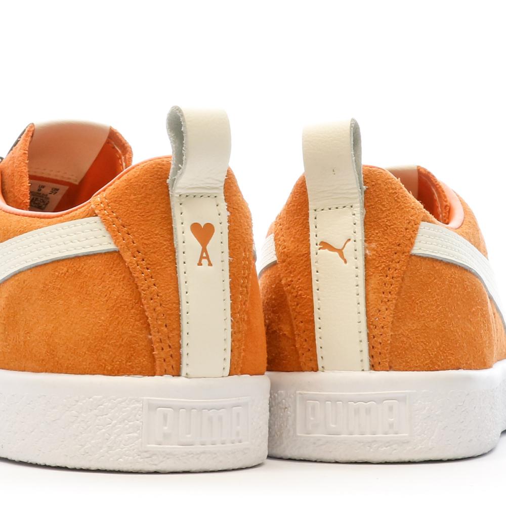 Baskets Orange Homme Puma Suede vue 7