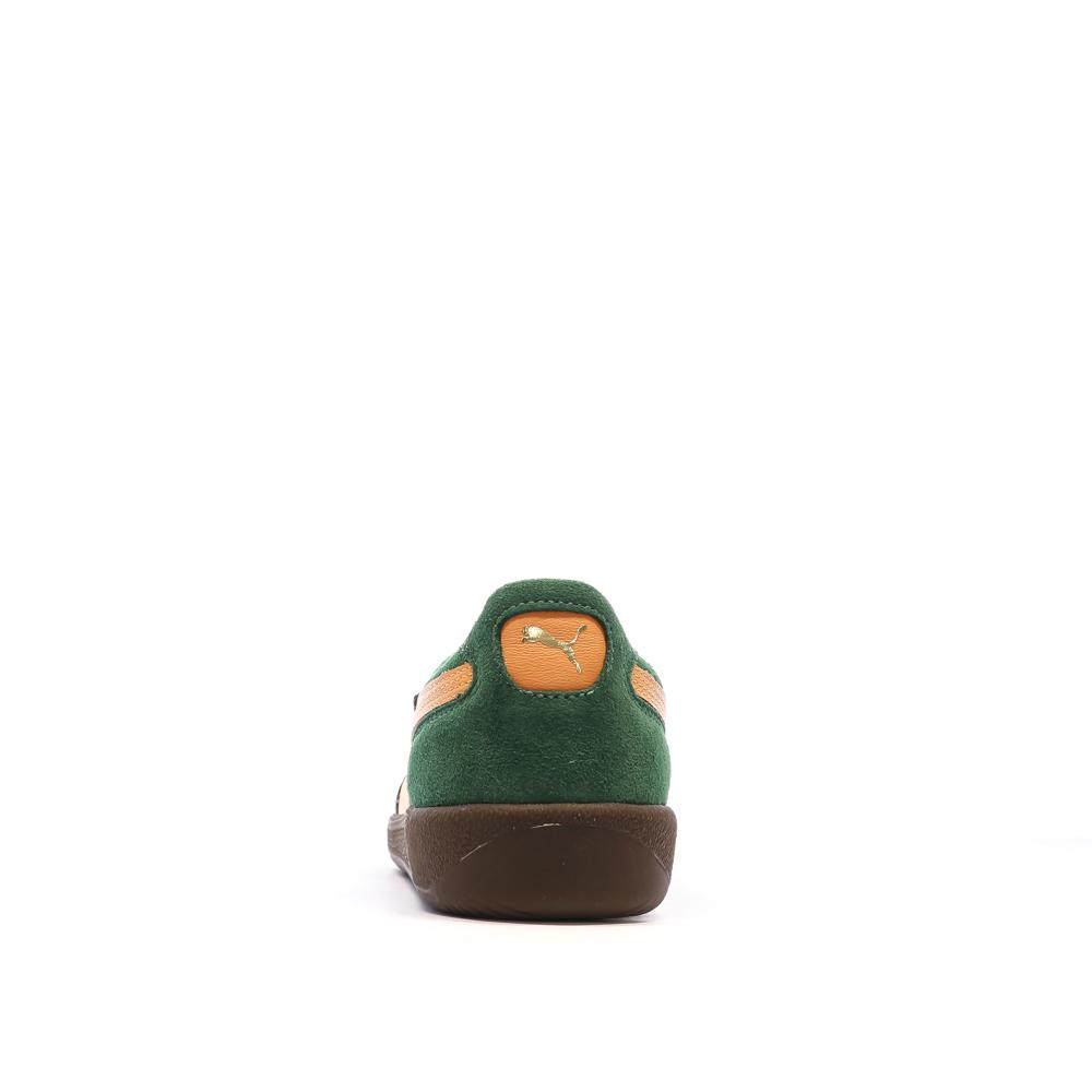 Baskets Vertes/Orange Homme Puma Palermo vue 3