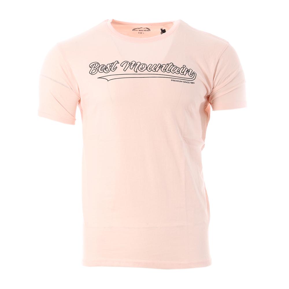 T-shirt Rose Homme Best Mountain TS07 pas cher