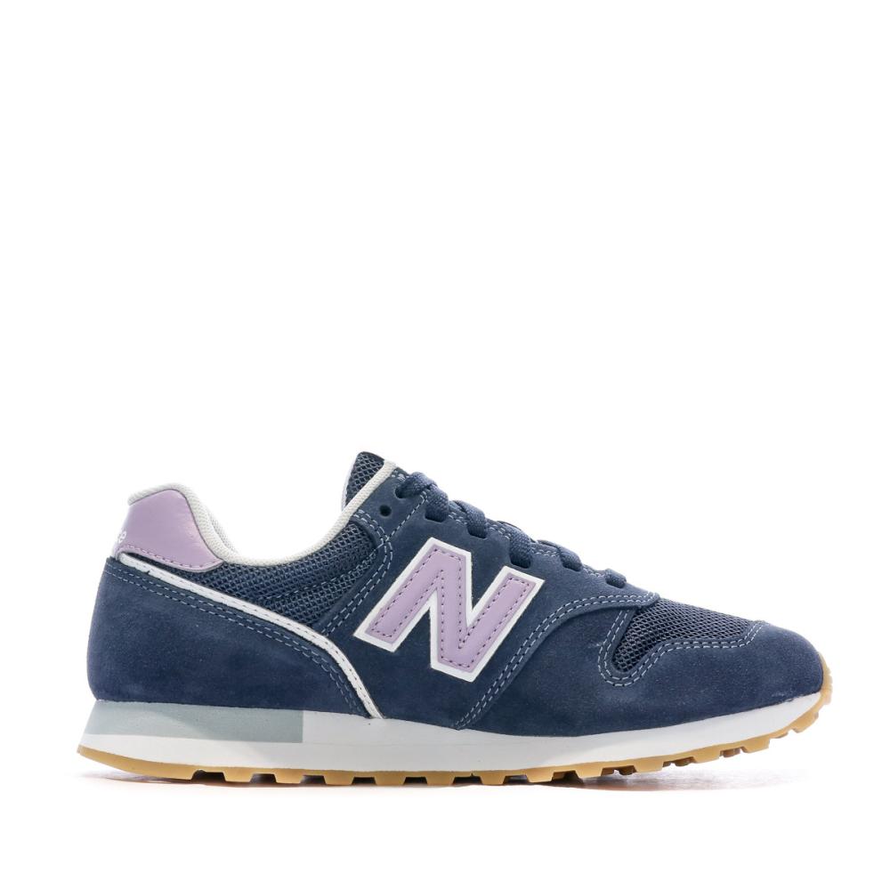 WL373 Baskets Marine/Mauve Femme New Balance vue 2