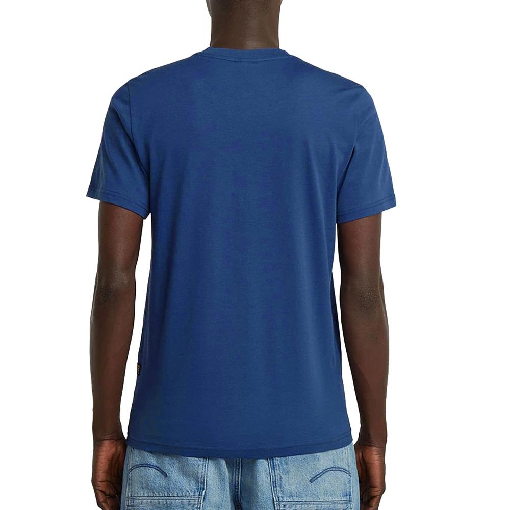 T-shirt Bleu électrique Homme G-Star Raw D25949 DGR vue 2